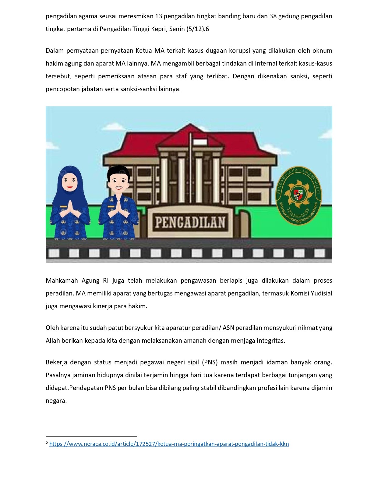 Syukur ASN Peradilan dan Menjaga Integritas.g