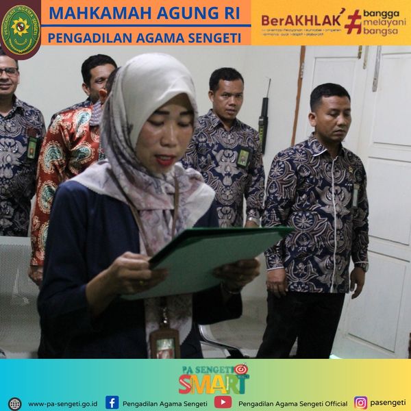 Pelantikan Sumpah Jabatan Elin M.b